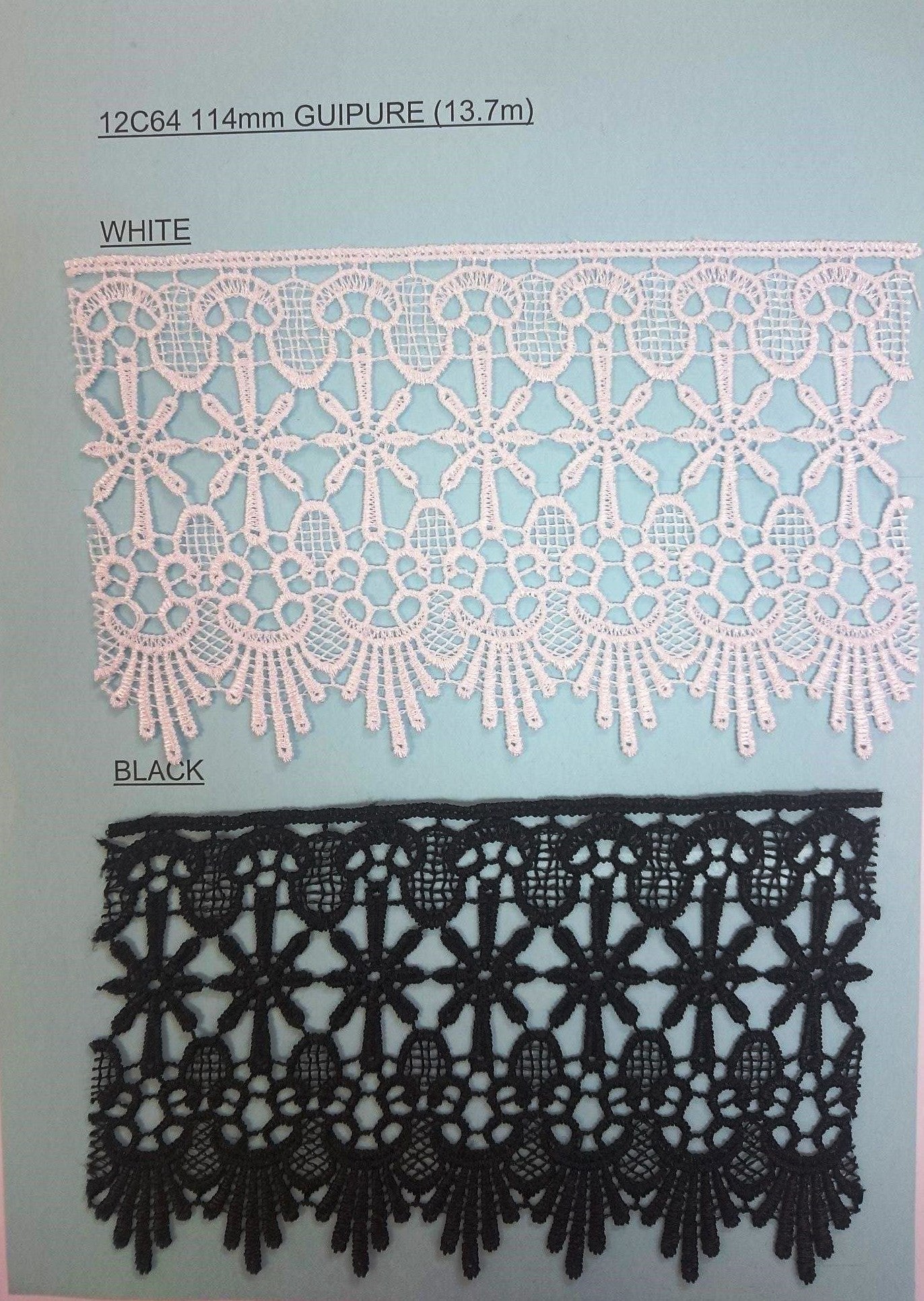 114mm Guipure Lace