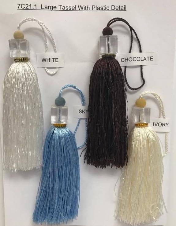 Tassel with Plastic Detail