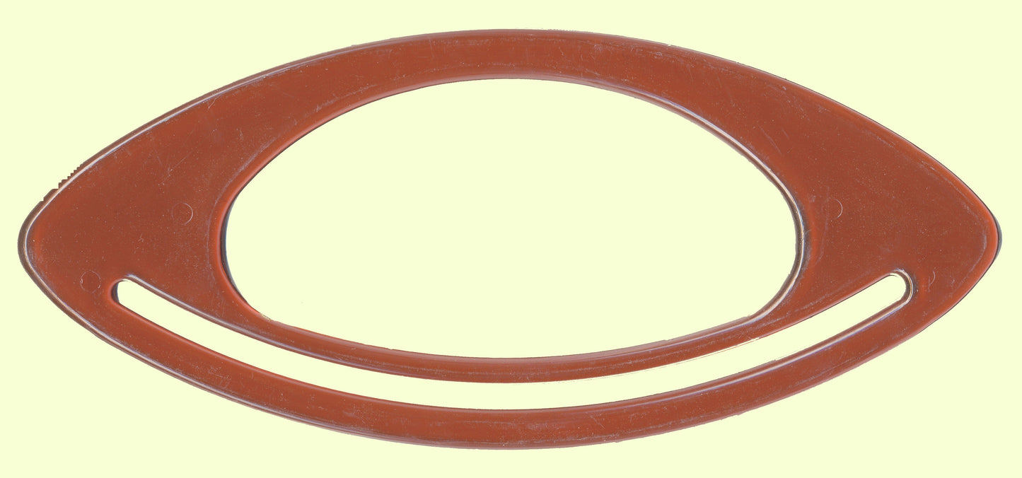 Oval Amber Bag Handles