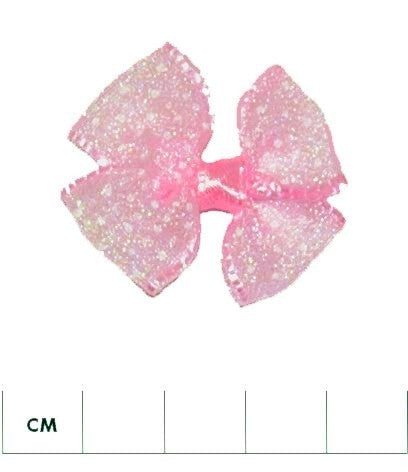 Organza Double Bow with Polka Dots