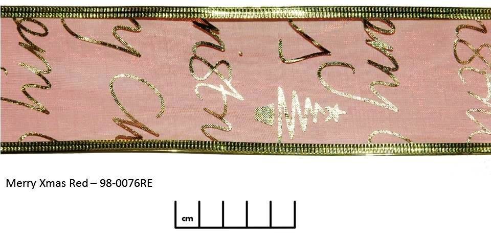 2m Christmas Ribbon