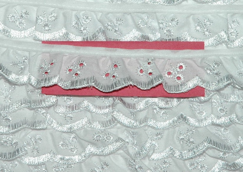 25mm Frilled Broderie Anglais