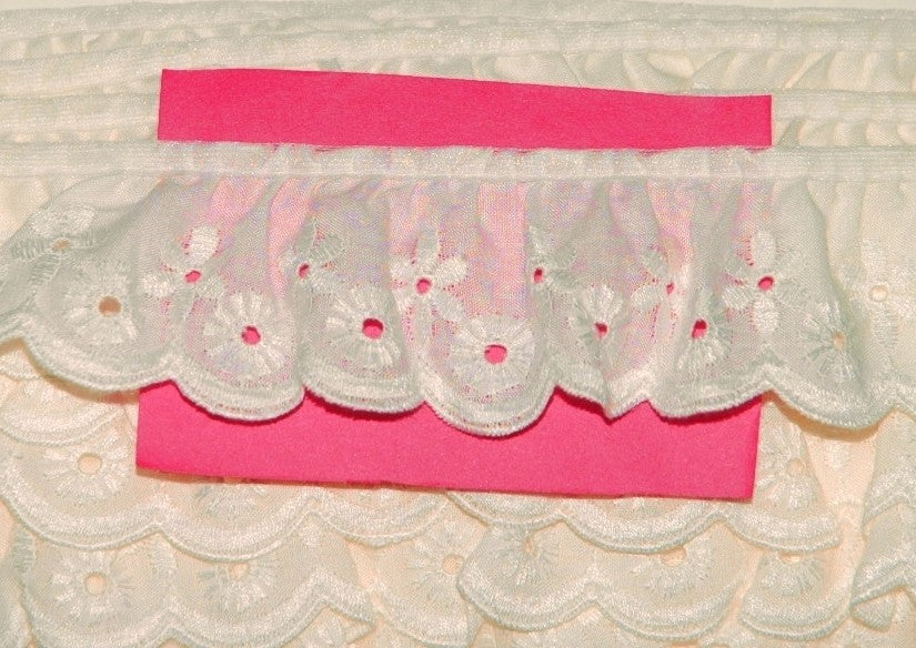 50mm Frilled Broderie Anglais