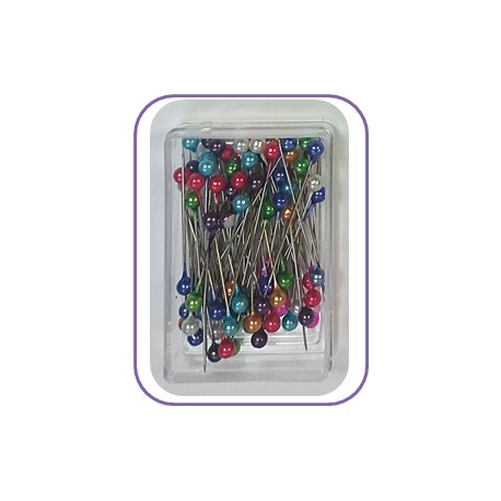38mm Colour Headed Box Pins