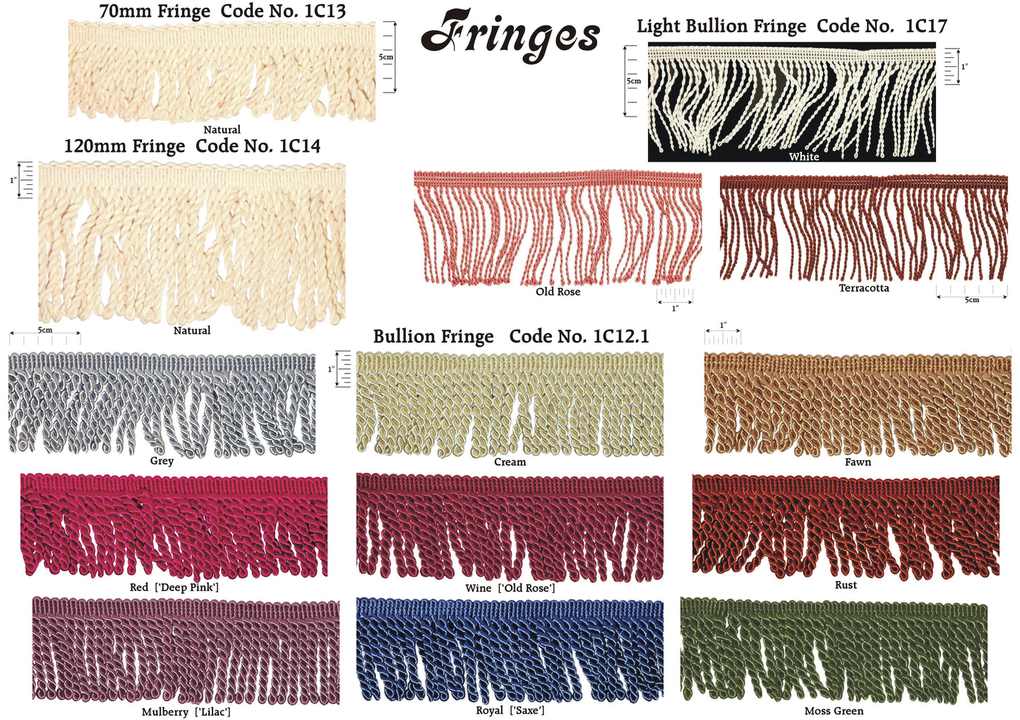 Light Bullion Fringe