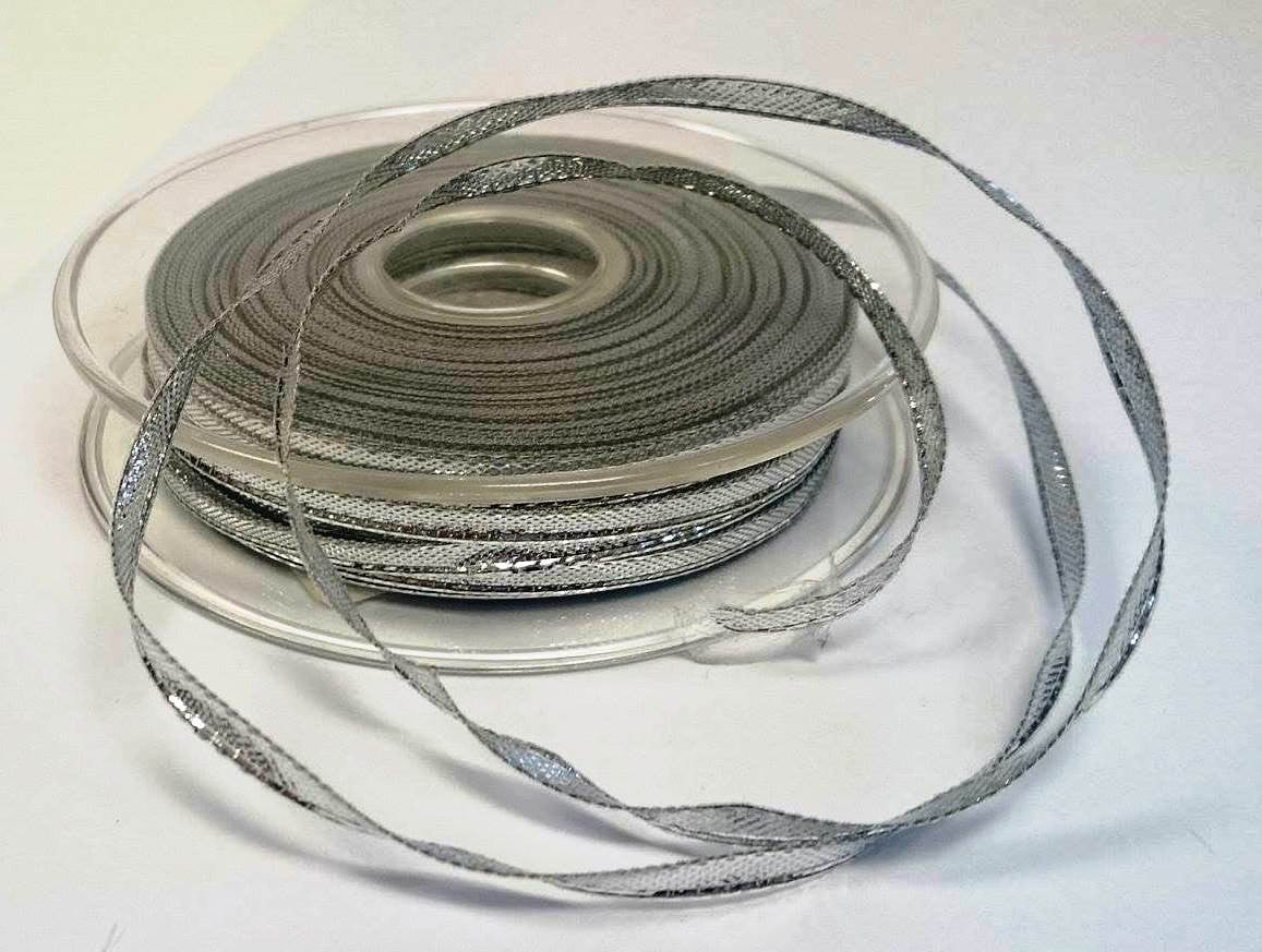 3mm Wired Metallic Ribbon