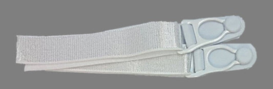 13mm Elasticated Suspenders White