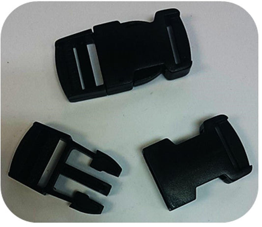 25mm Bag Clasps Black