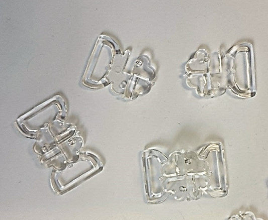 13mm Clear Bikini Clasps