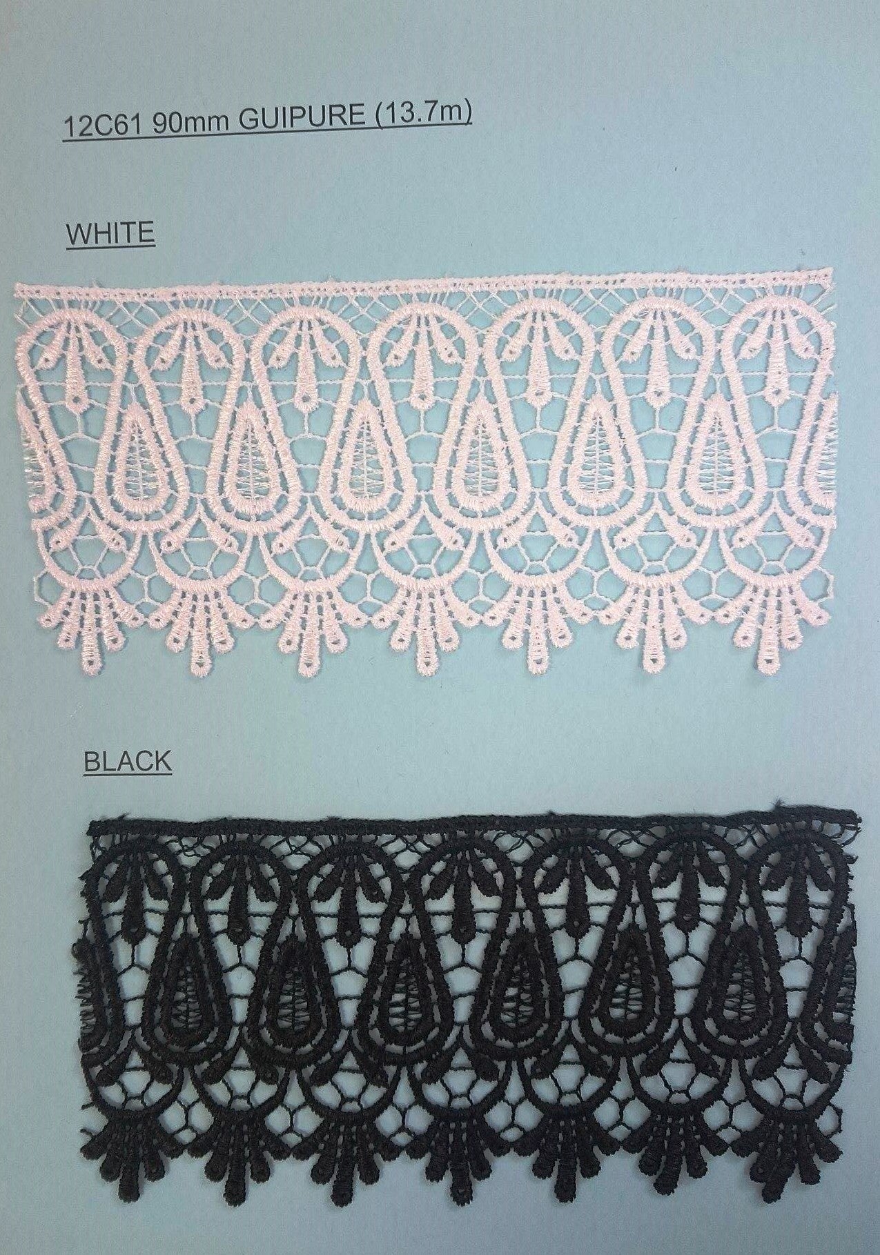 90mm Guipure Lace