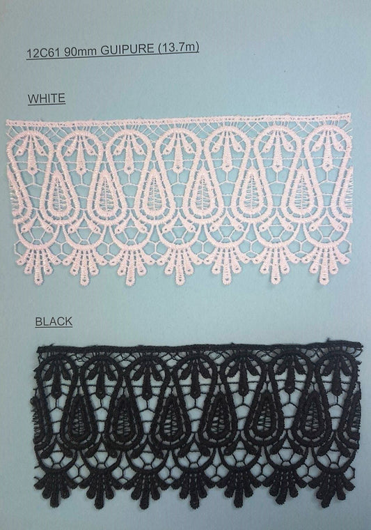 90mm Guipure Lace
