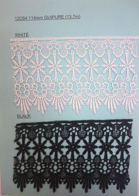 114mm Guipure Lace