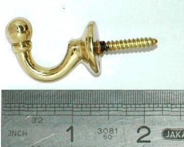 Tie Back Hook, Ball End