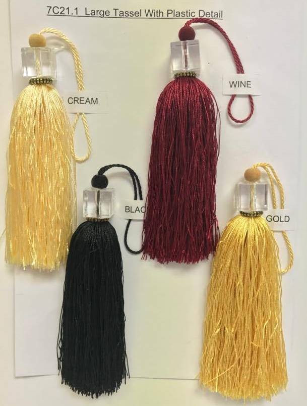 Tassel with Plastic Detail