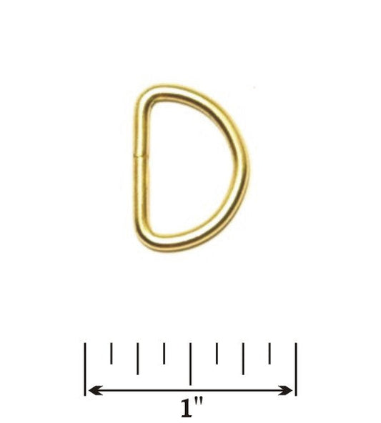 1/2" Metal D Rings