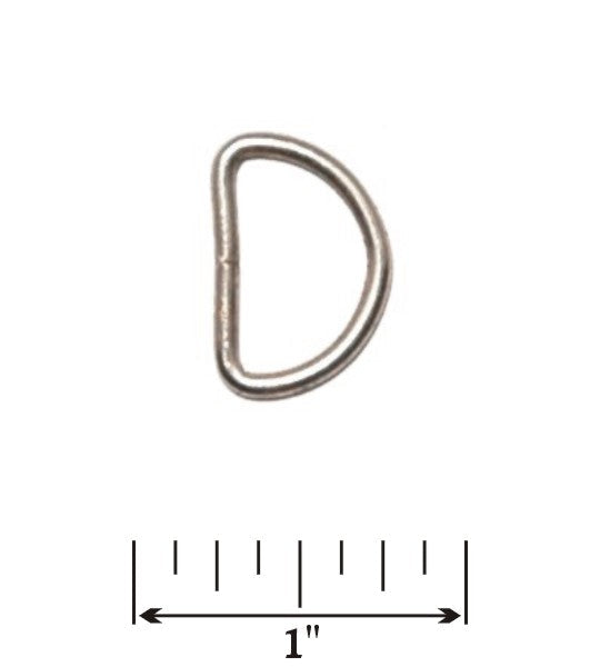 1/2" Metal D Rings