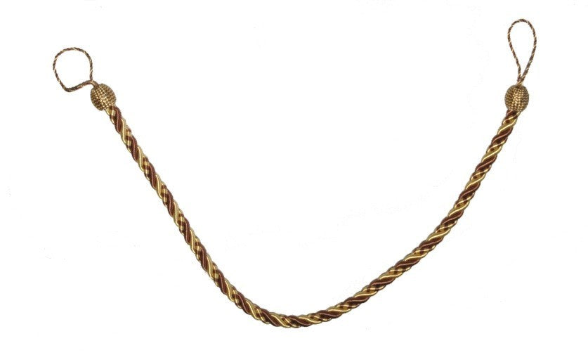 2- Tone Rope Tie Backs