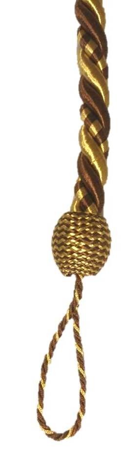 2- Tone Rope Tie Backs