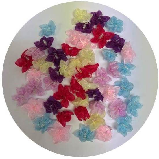 Organza Star Flower
