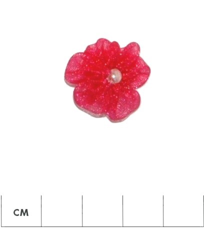 Organza Flower with Bead