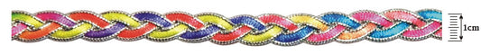 12mm Fluorescent Plait Braid