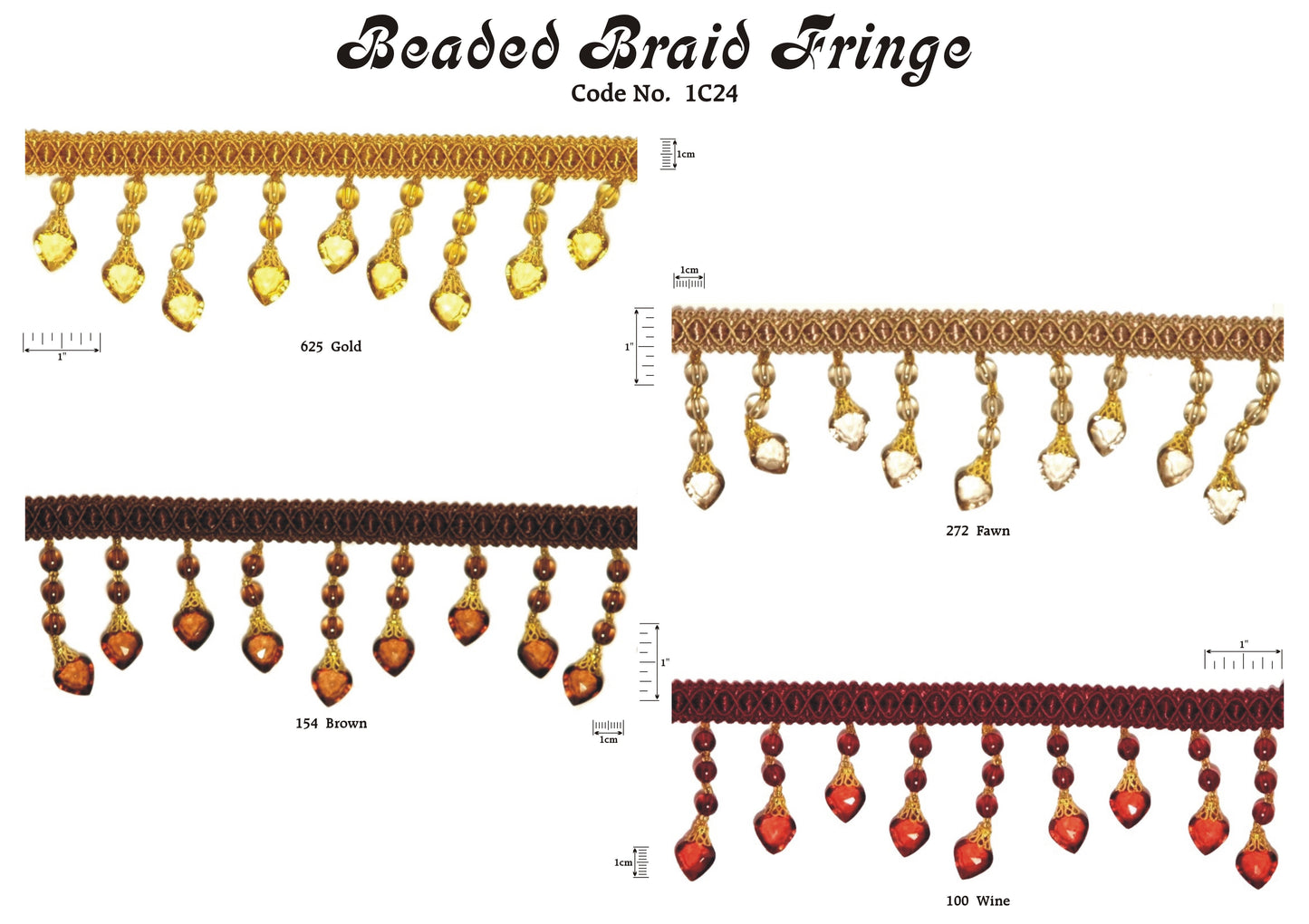 Beaded Braid Fringe