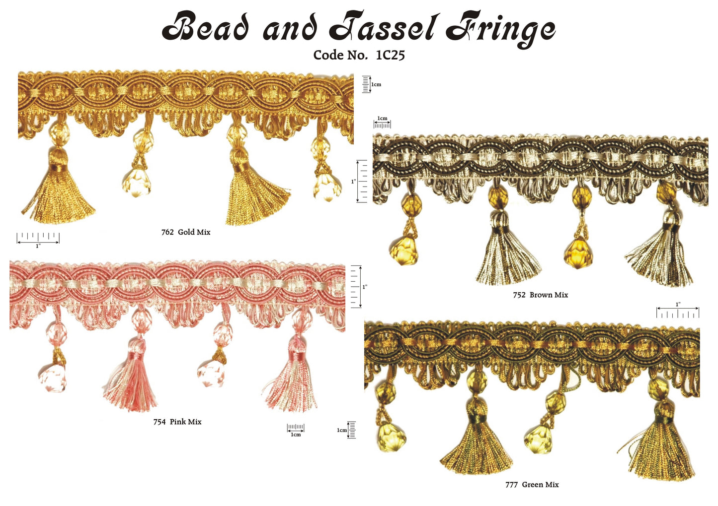 Bead and Tassel Fringe