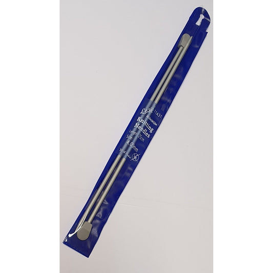 25cm Aluminium Knitting Needles