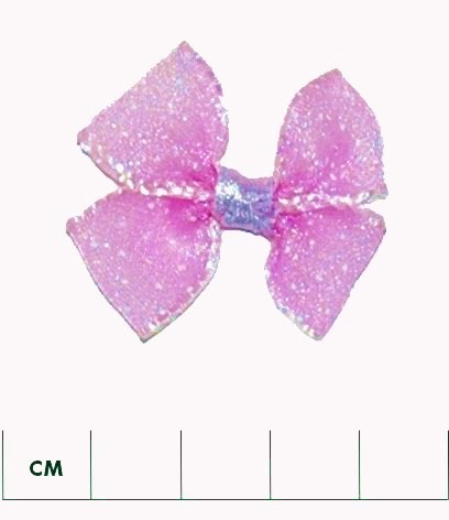 Organza Double Bow with Polka Dots
