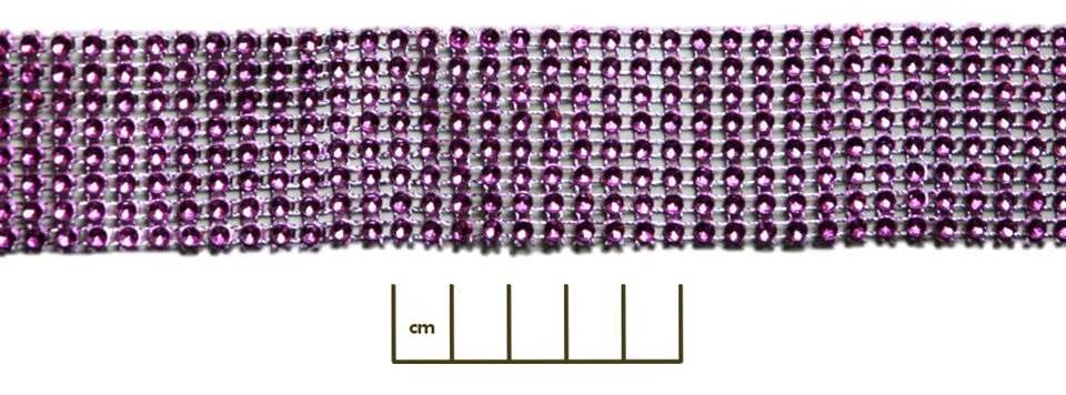 1½" Imitation Rhinestone Braid