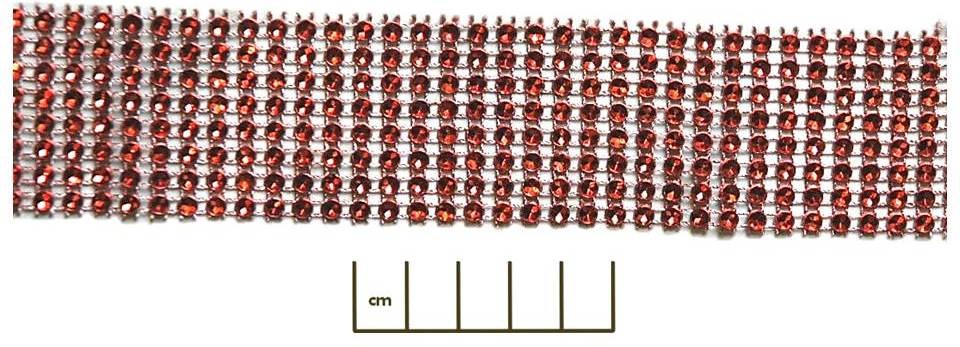 1½" Imitation Rhinestone Braid