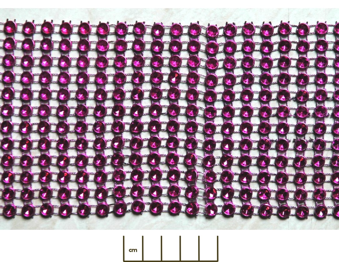 4" Imitation Rhinestone Braid