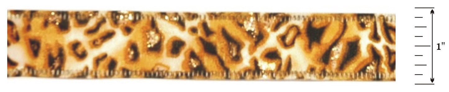 Wired Animal Print Ribbon