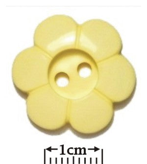 2 Hole Flower Button