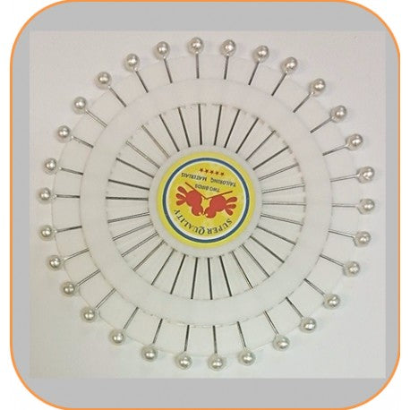 45mm Long White Headed Pin Wheel