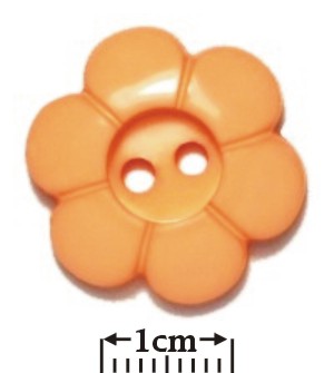 2 Hole Flower Button