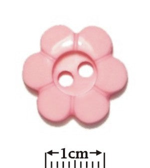 2 Hole Flower Button