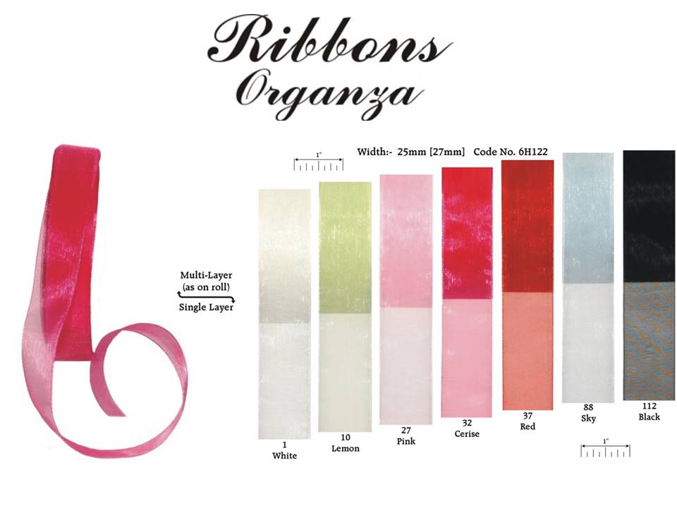 25mm Organza Ribbon
