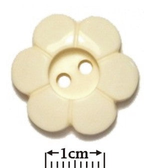 2 Hole Flower Button