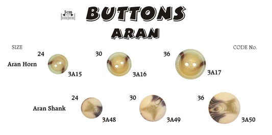 Aran Horn Buttons