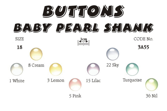 Baby Pearl Shank Buttons