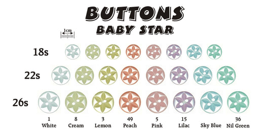 Baby Star Buttons