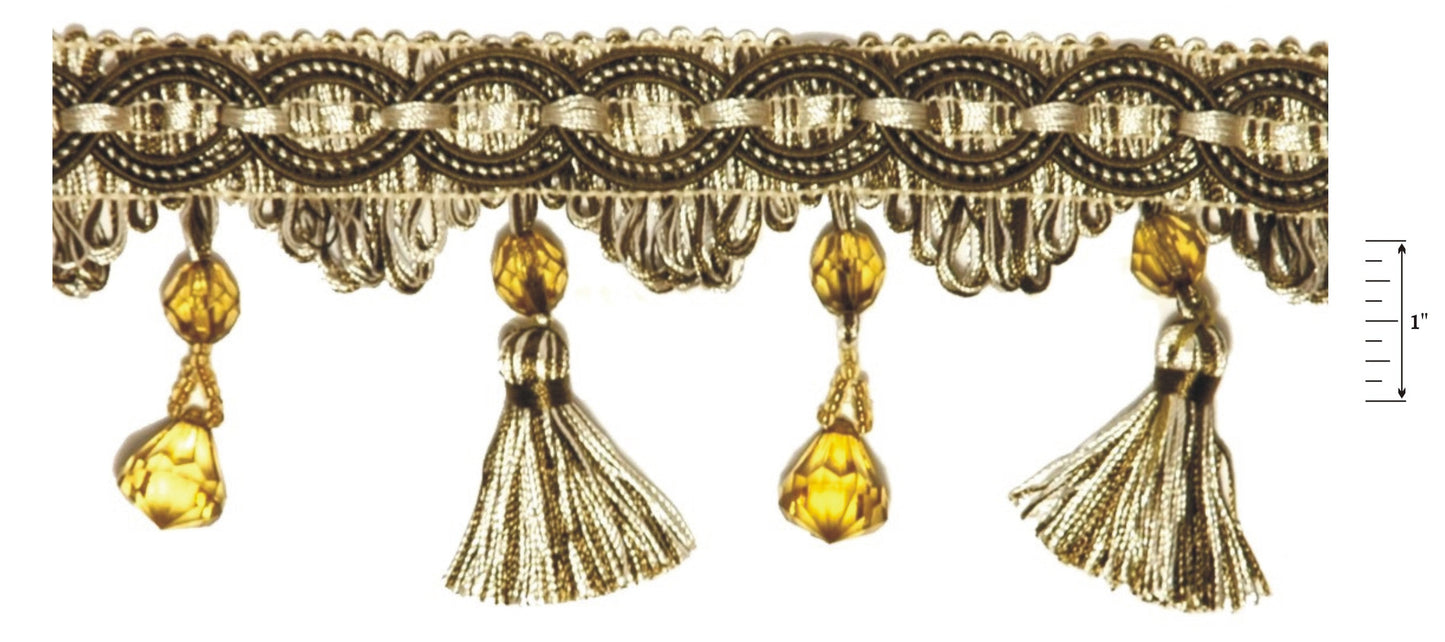 Bead and Tassel Fringe