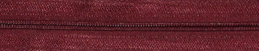 Maroon Closed End Zips