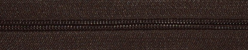 Dark Brown Open Ended Zips