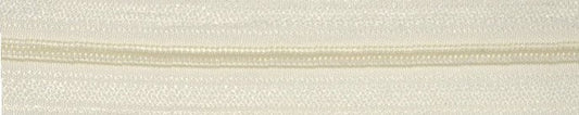 Cream Closed End Zips
