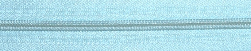 Light Blue Open Ended Zips