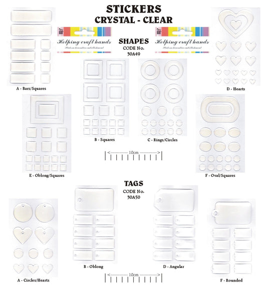 Crystal Clear Stickers