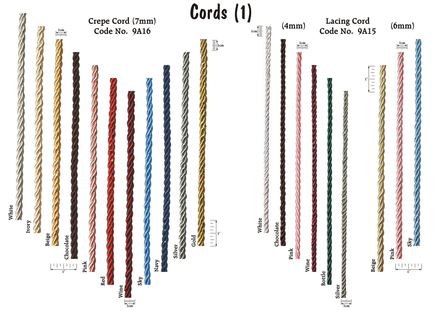 7mm Crepe Cord