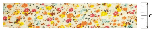 Floral Printed Bias Binding
